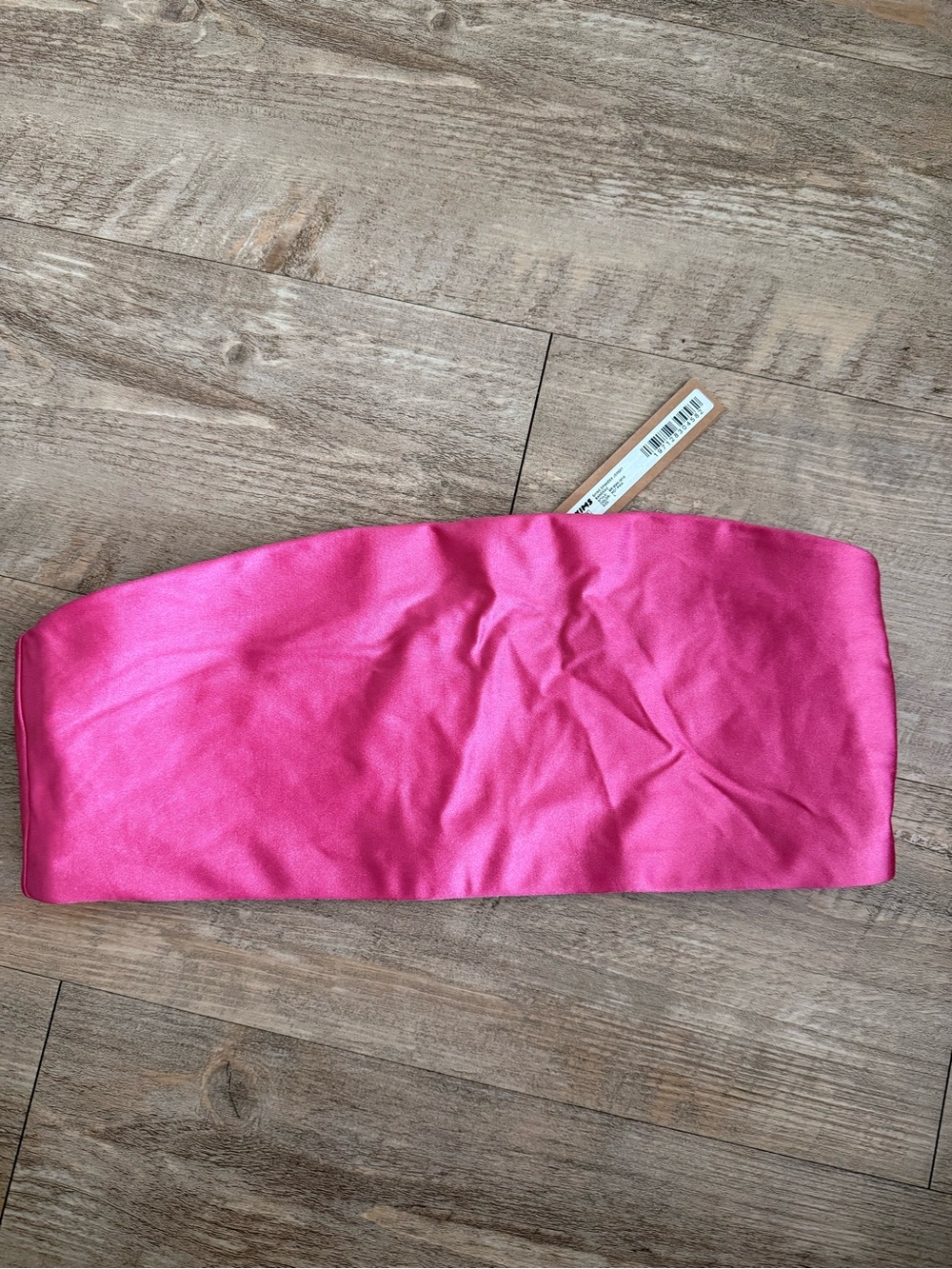 SKIMS Pink Bandeau Top
